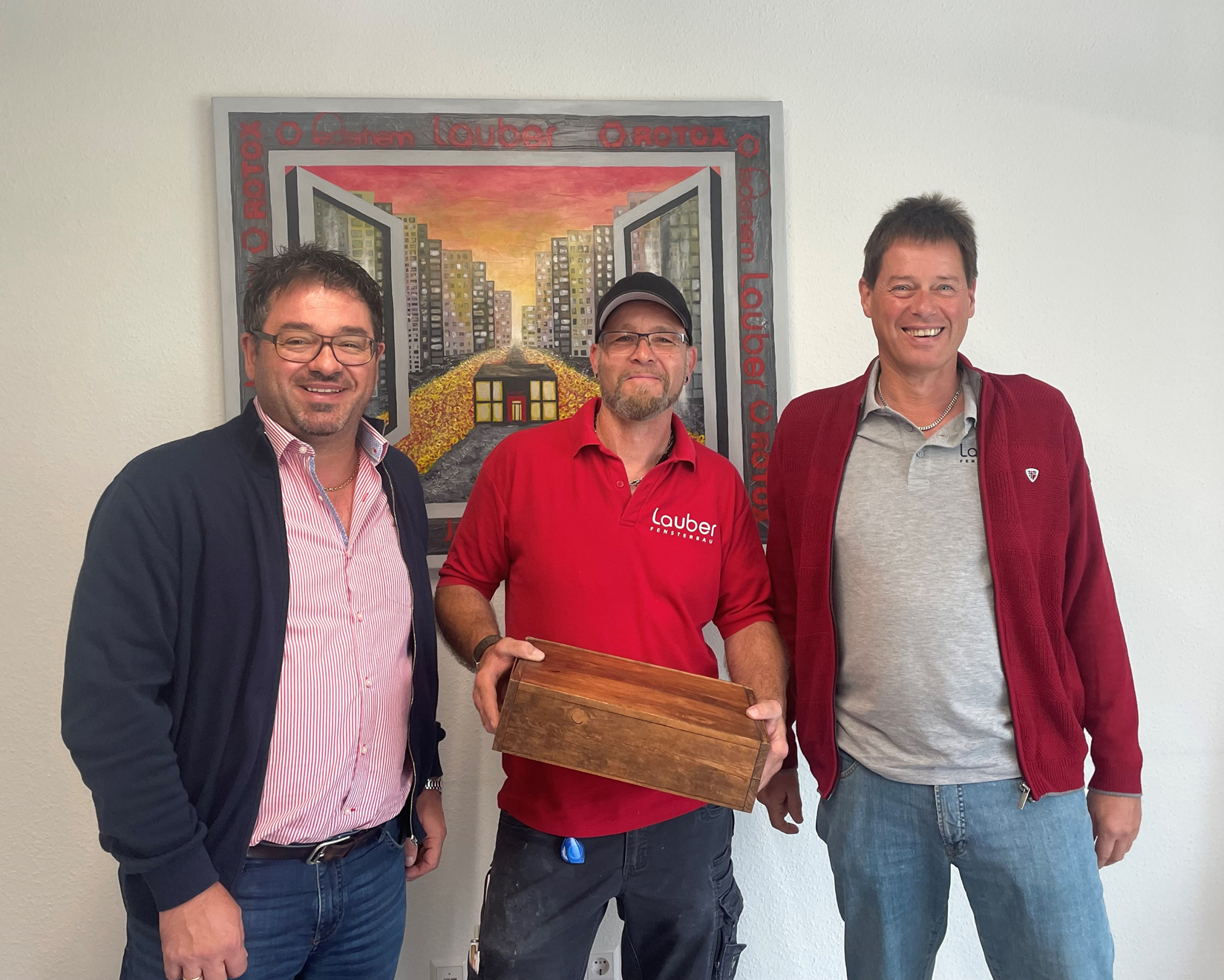 20 Jahre Betriebszugehörigkeit Lauber Fensterbau